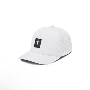 Three Nails White Perforated Hat